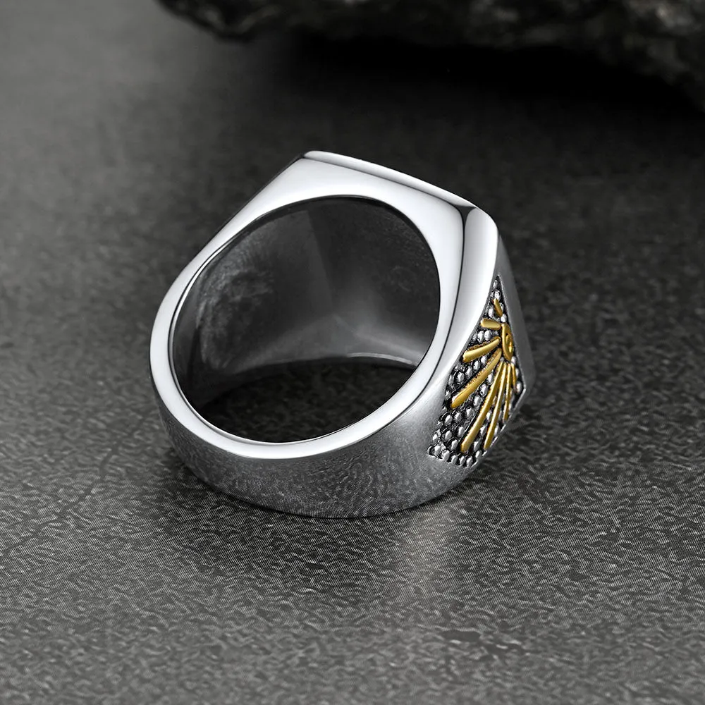 Flash Sale Masonic Freemason Stainless Steel Ring For Men sold by FaithHeart product image thumbnail 5