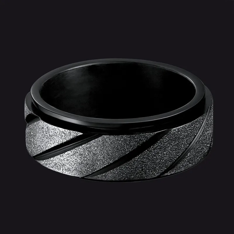 Rotatable Fidget Ring for Anxiety Stainless Steel sold by FaithHeart