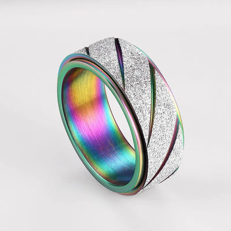 Rotatable Fidget Ring for Anxiety Stainless Steel sold by FaithHeart product image thumbnail 5