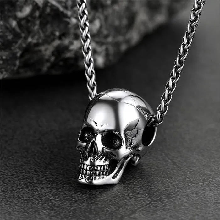 Gothic Skull Necklace Pendant For Men sold by FaithHeart product image thumbnail 5