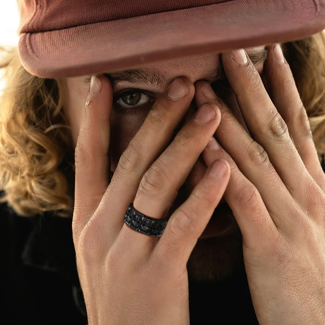 Skull Evil Teeth Stainless Steel Ring For Men sold by FaithHeart product image thumbnail 3