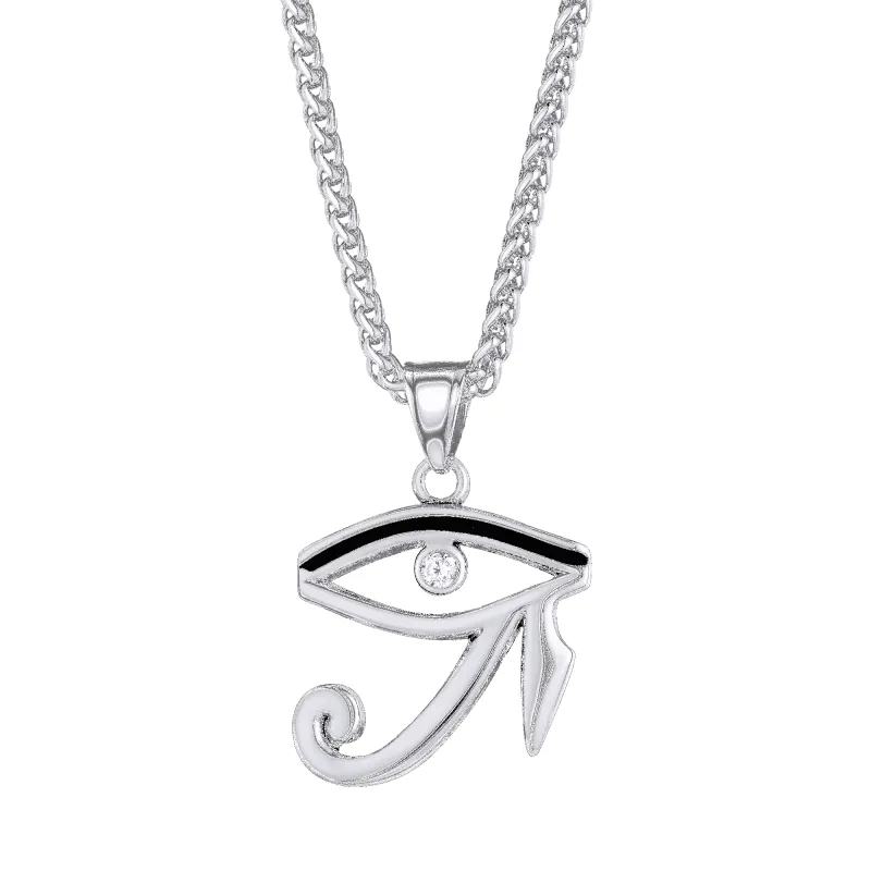 Egyptian Eye of Ra Pendant Necklace for Men sold by FaithHeart