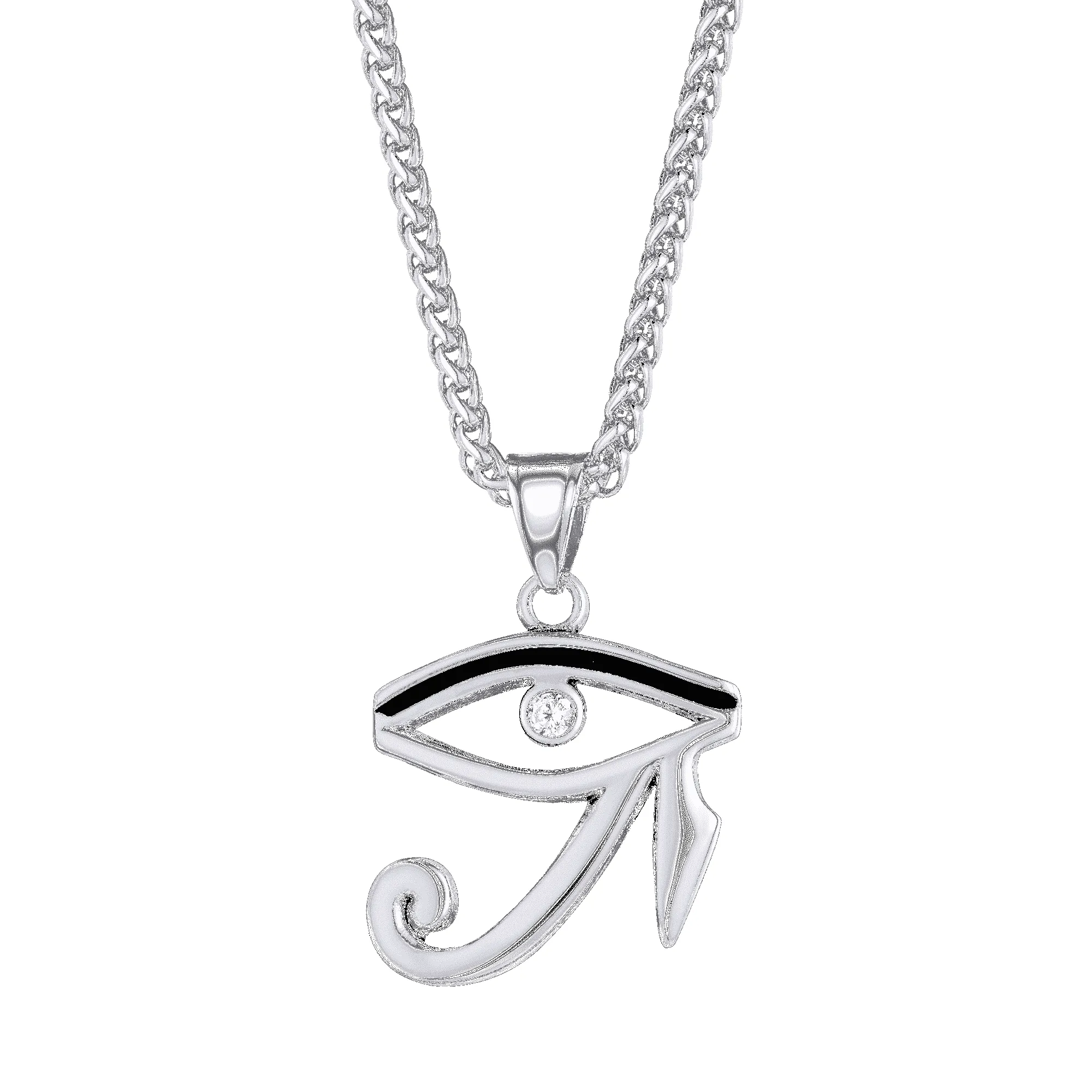 Egyptian Eye of Ra Pendant Necklace for Men sold by FaithHeart