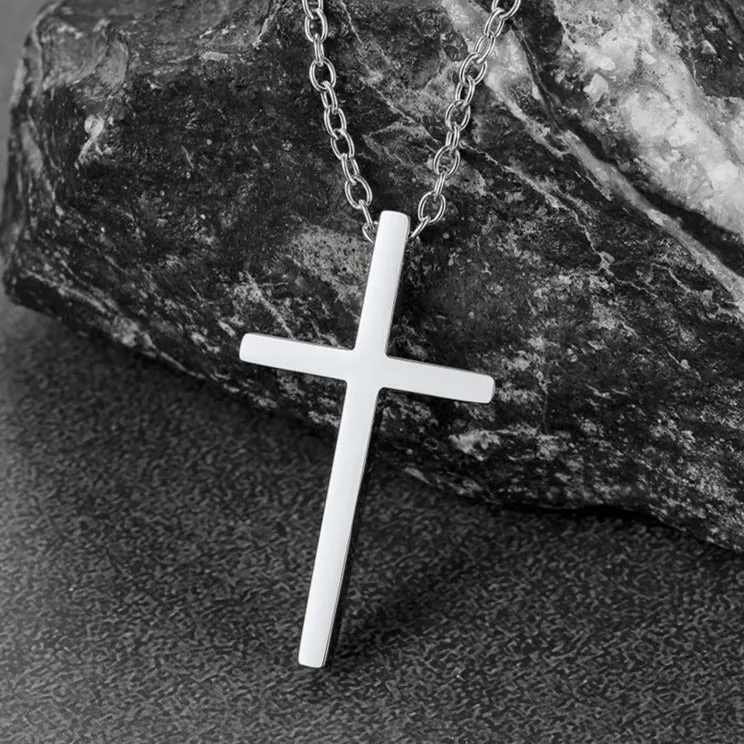 Classic Cross Necklace For Men/Women sold by FaithHeart product image thumbnail 4