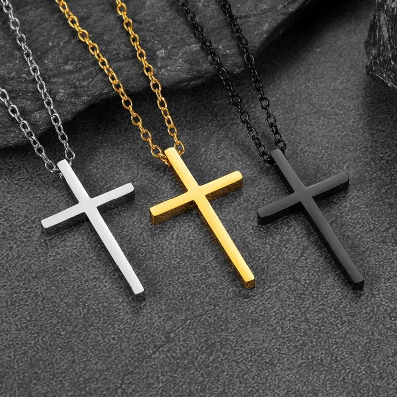 Classic Cross Necklace For Men/Women sold by FaithHeart product image thumbnail 2