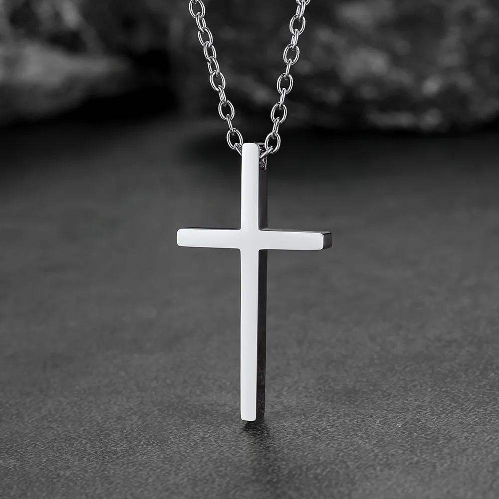 Classic Cross Necklace For Men/Women sold by FaithHeart product image thumbnail 3