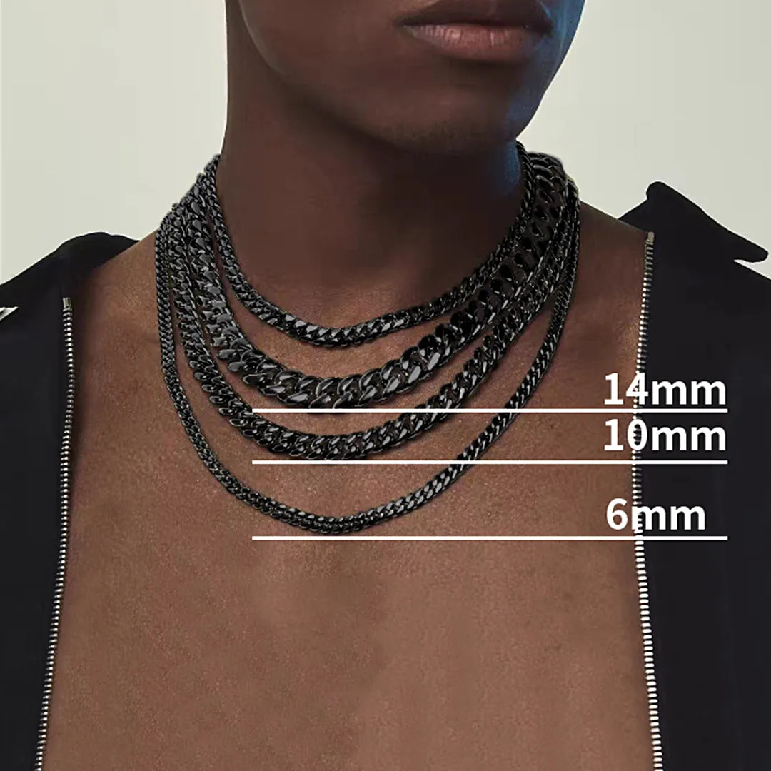 Chunky Heavy Miami Cuban Link Chain Necklace For Men sold by FaithHeart product image thumbnail 4