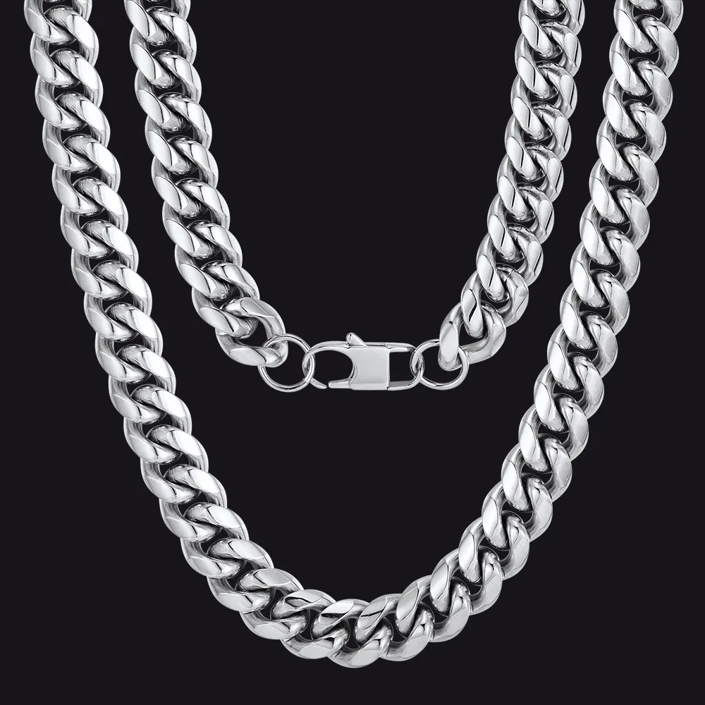 Chunky Heavy Miami Cuban Link Chain Necklace For Men sold by FaithHeart
