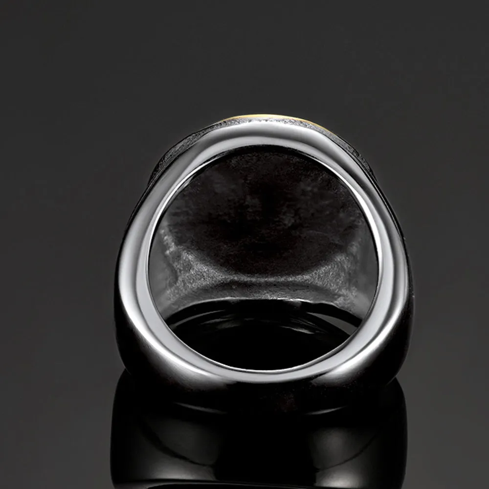 Christian St. Christopher Signet Ring For Men sold by FaithHeart product image thumbnail 4