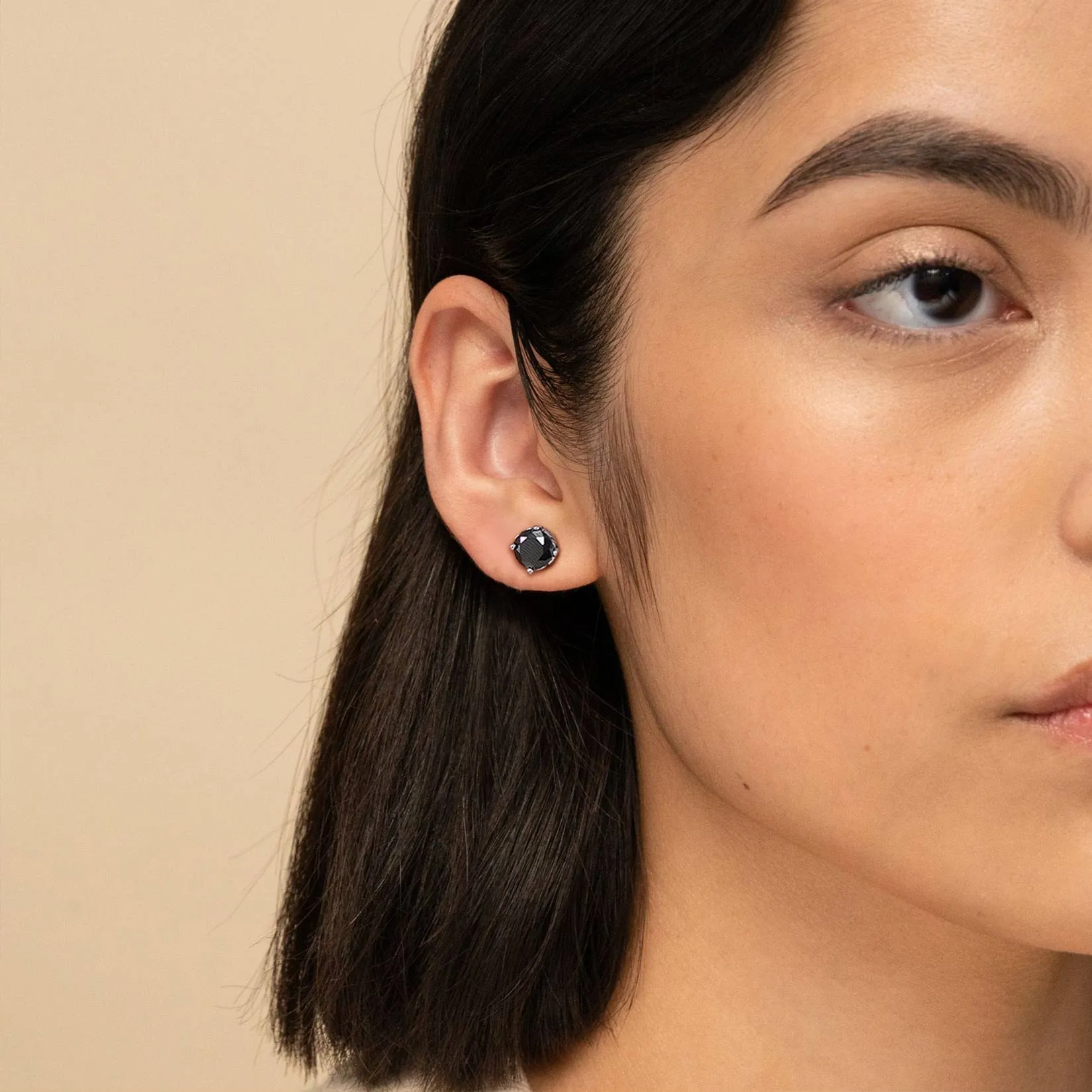 Celtic Ruby Stud Earrings for Men in Stainless Steel sold by FaithHeart product image thumbnail 3