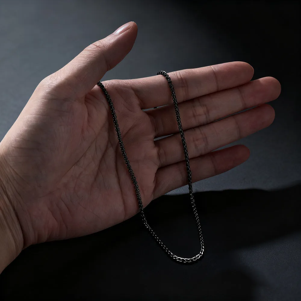 2mm Stainless Steel Rolo Cable Chain Necklace for Men Women sold by FaithHeart product image thumbnail 5