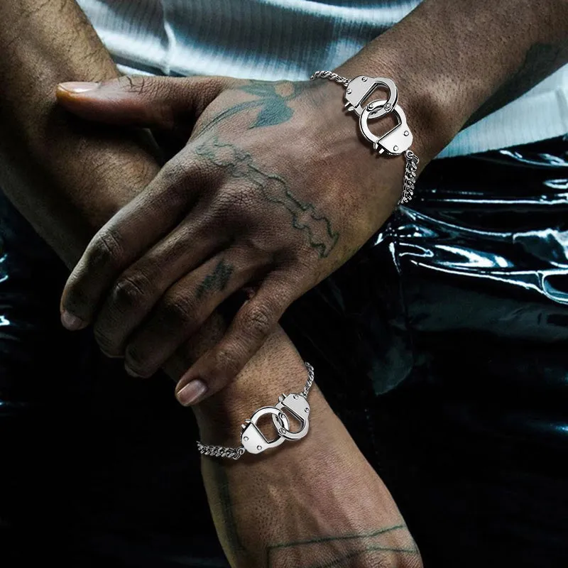 4MM Handcuff Chain Bracelet for Men Stainless Steel sold by FaithHeart product image thumbnail 4