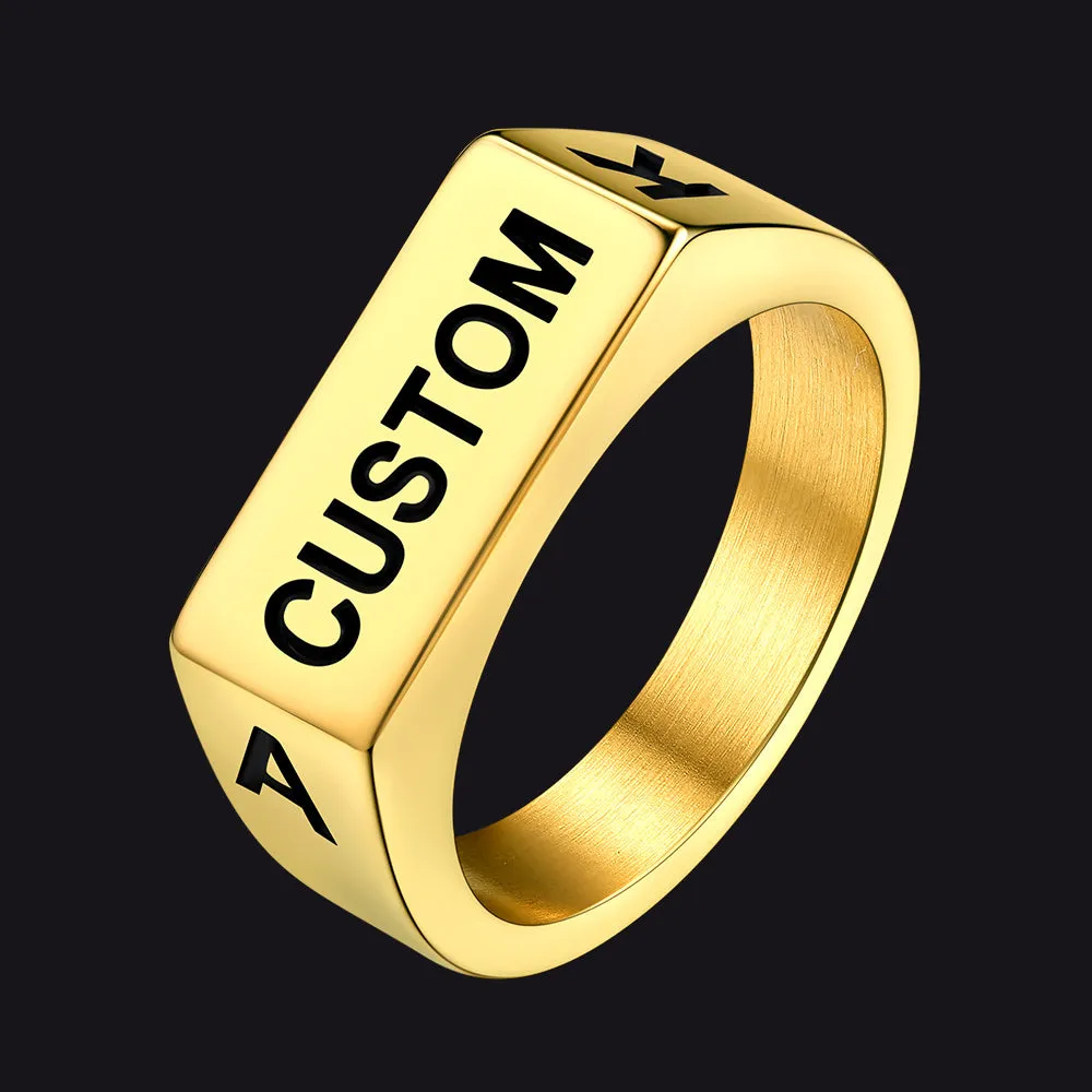 Customizable 7mm Minimalist Simple Band Ring for Men sold by FaithHeart product image thumbnail 5