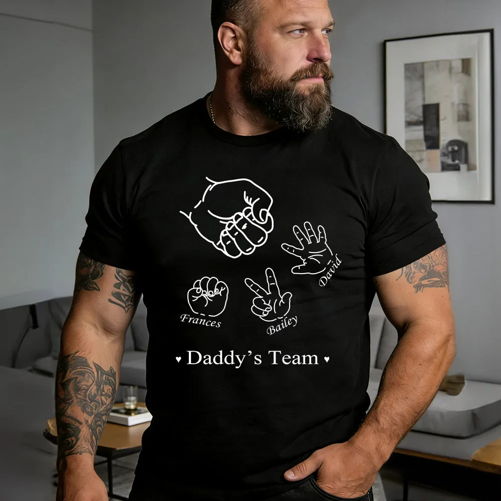 Funny Rock Paper Scissors T-Shirt Father's Day Gift for Dad sold by FaithHeart product image thumbnail 2