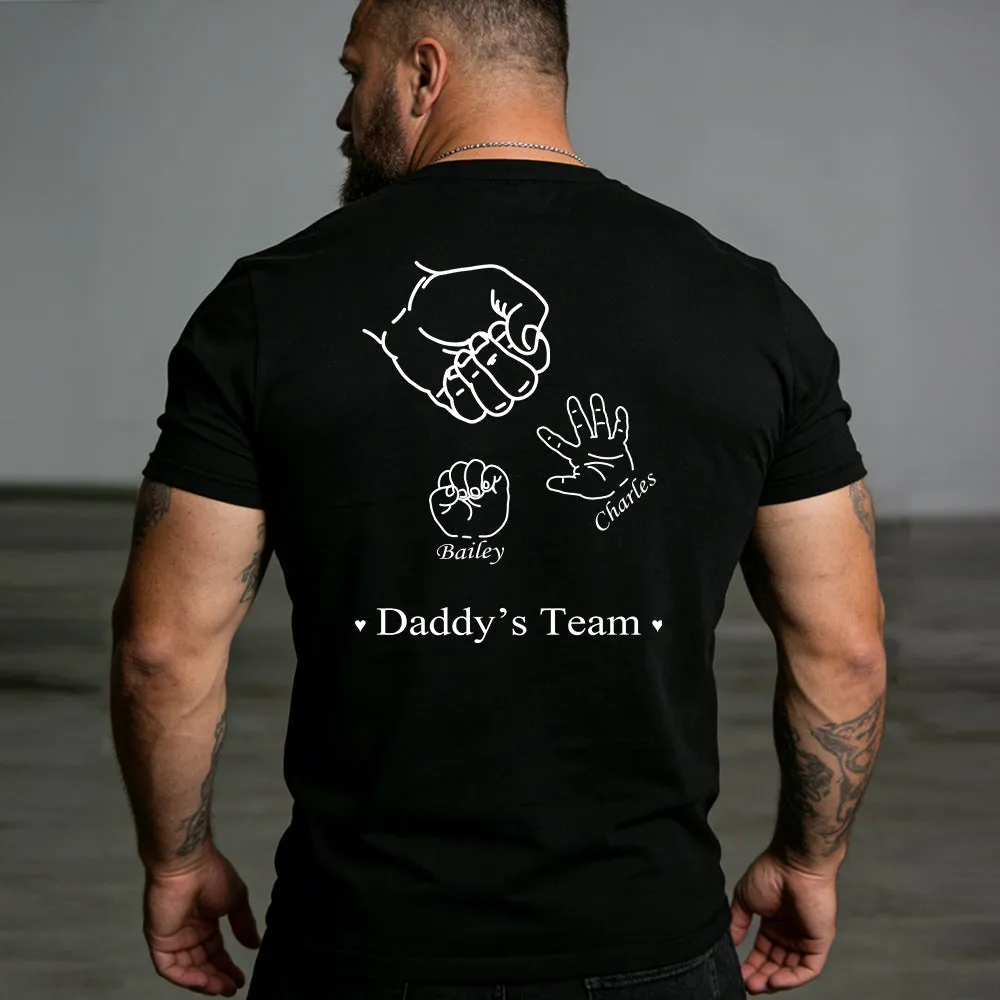 Funny Rock Paper Scissors T-Shirt Father's Day Gift for Dad sold by FaithHeart product image thumbnail 3
