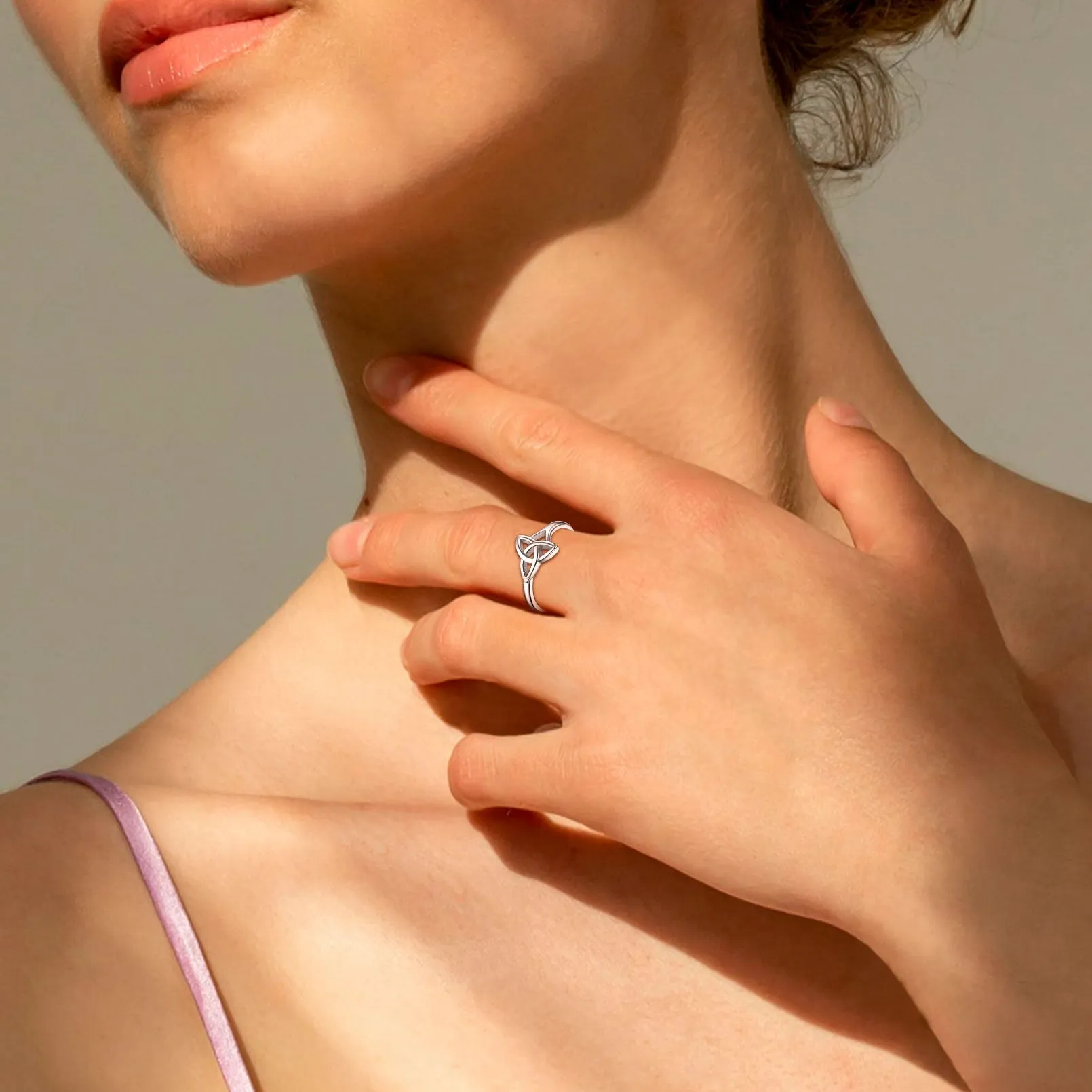 FaithHeart Sterling Silver Celtic Knot Ring sold by FaithHeart product image thumbnail 3