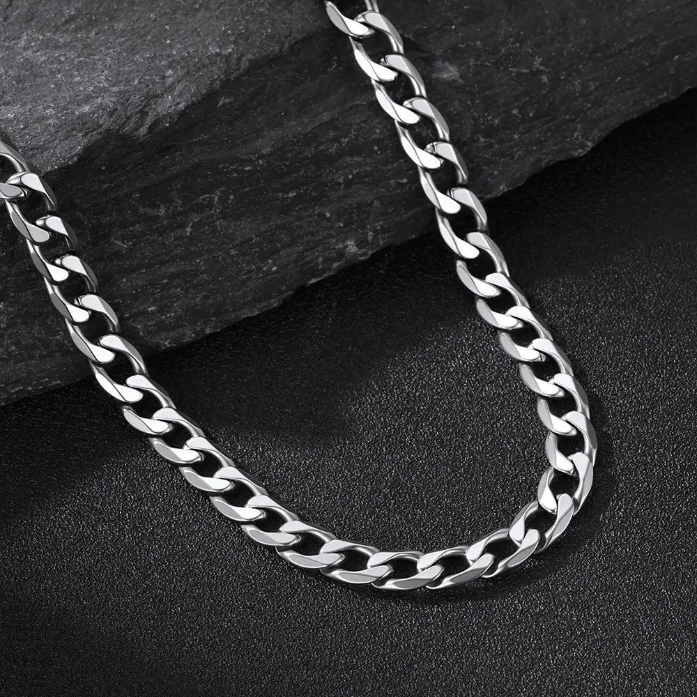 Cuban Chain & Punk Shark Necklace Set for Men sold by FaithHeart product image thumbnail 5
