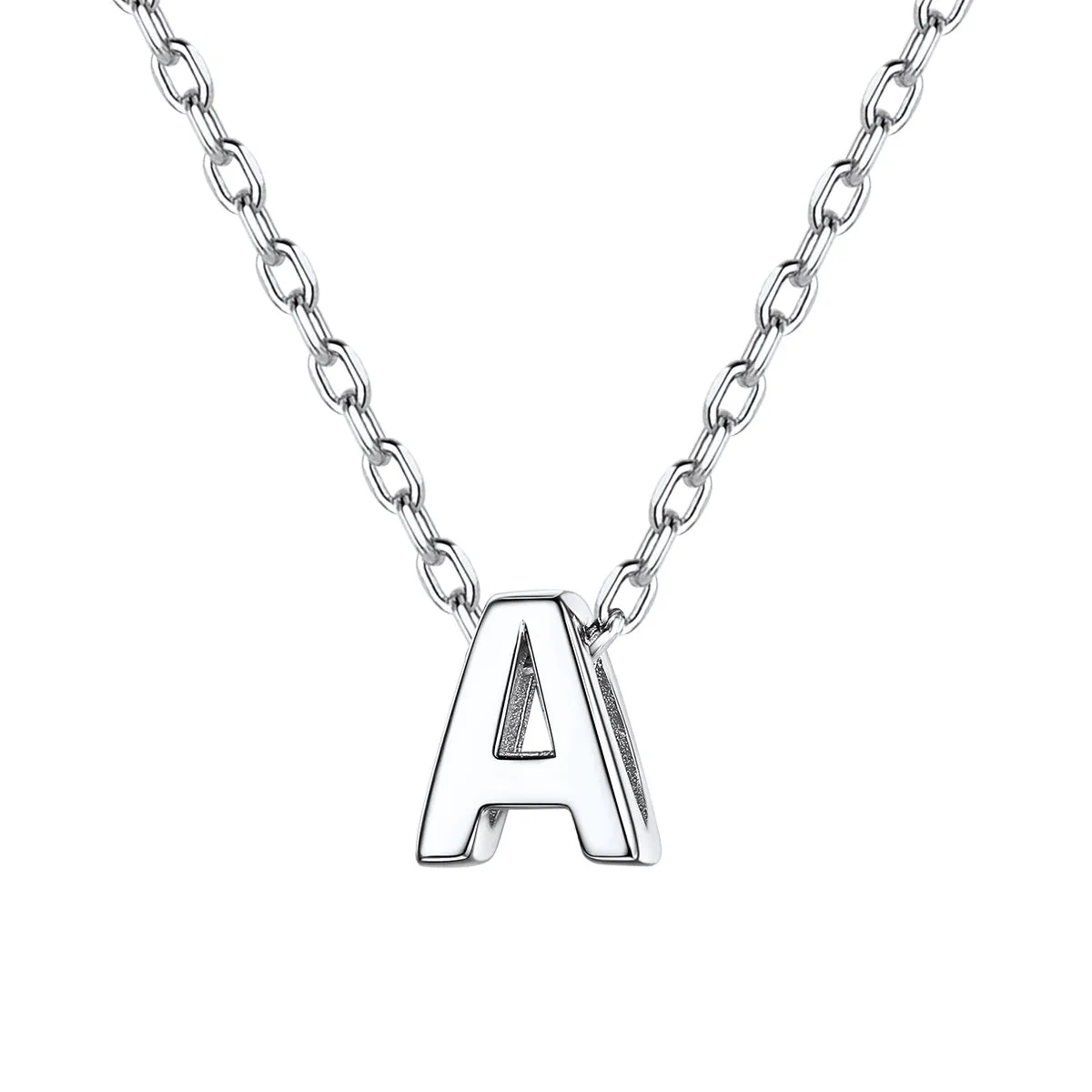 925 Sterling Silver A-Z Initial Necklace Gift for Women sold by FaithHeart