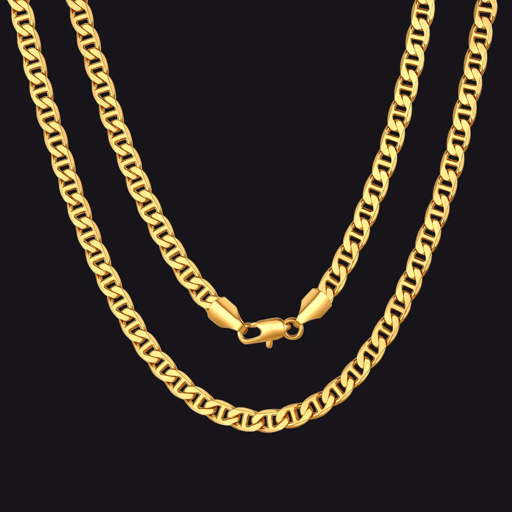 5MM Anchor Marine Chain Link Necklace for Men sold by FaithHeart product image thumbnail 2