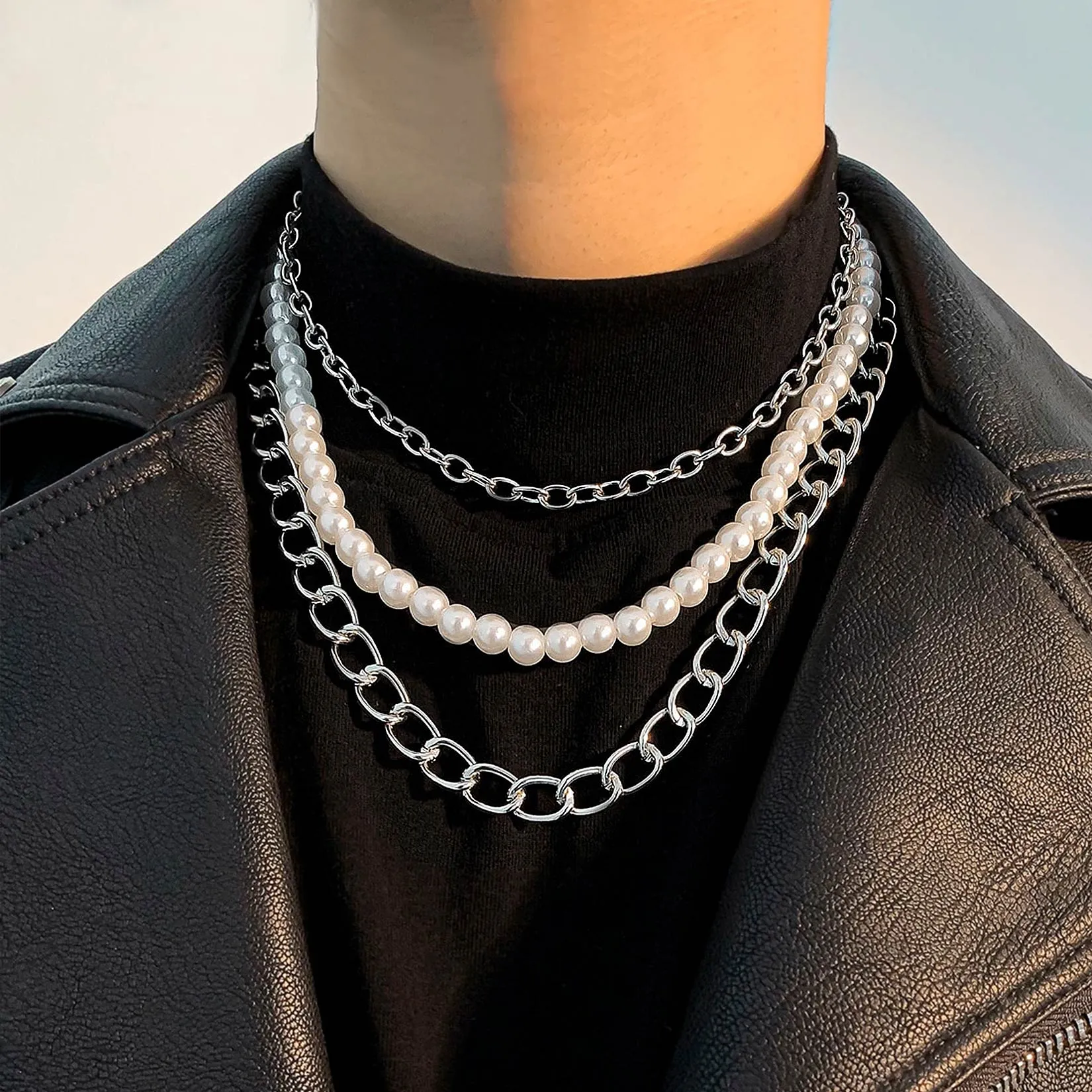 Freshwater Pearl Choker Necklace for Women Men sold by FaithHeart product image thumbnail 3