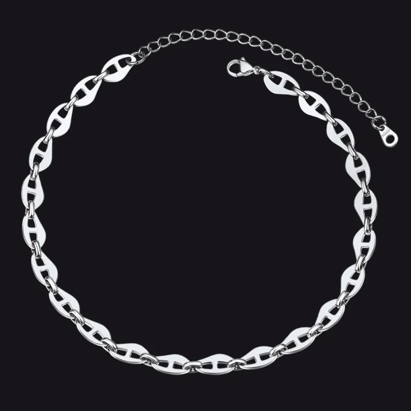 7.5MM Anchor Chain Link Choker Necklace for Men sold by FaithHeart