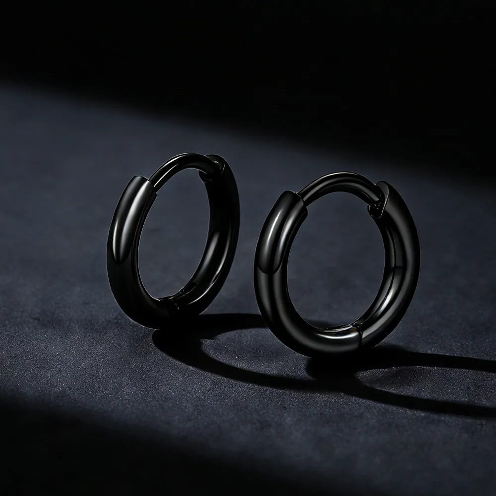 Stainless Steel Small Huggie Hoop Earrings for Men Women sold by FaithHeart product image thumbnail 5
