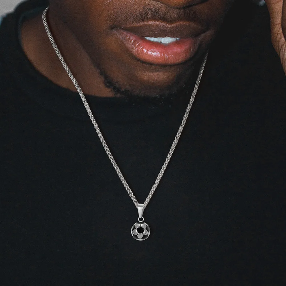 Soccer Football Necklace Sports Pendants for Men Ball Fans sold by FaithHeart product image thumbnail 2