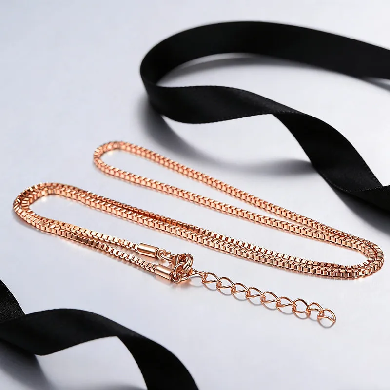 1.5MM Width Minimalist Box Chain Link Necklace for Men sold by FaithHeart product image thumbnail 3