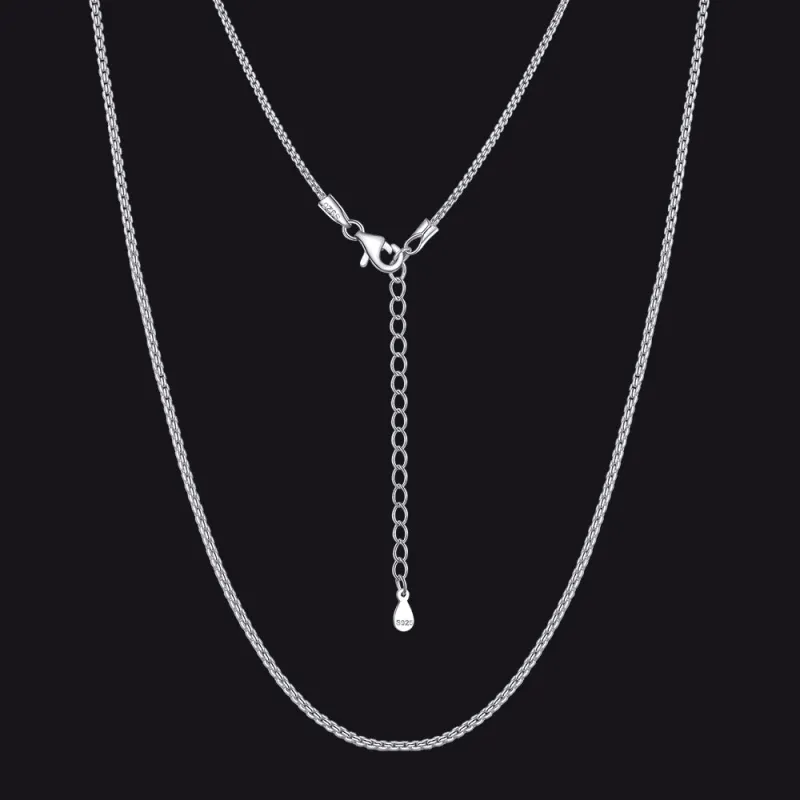 925 Sterling Silver Thin Cable Chain Necklace for Men sold by FaithHeart