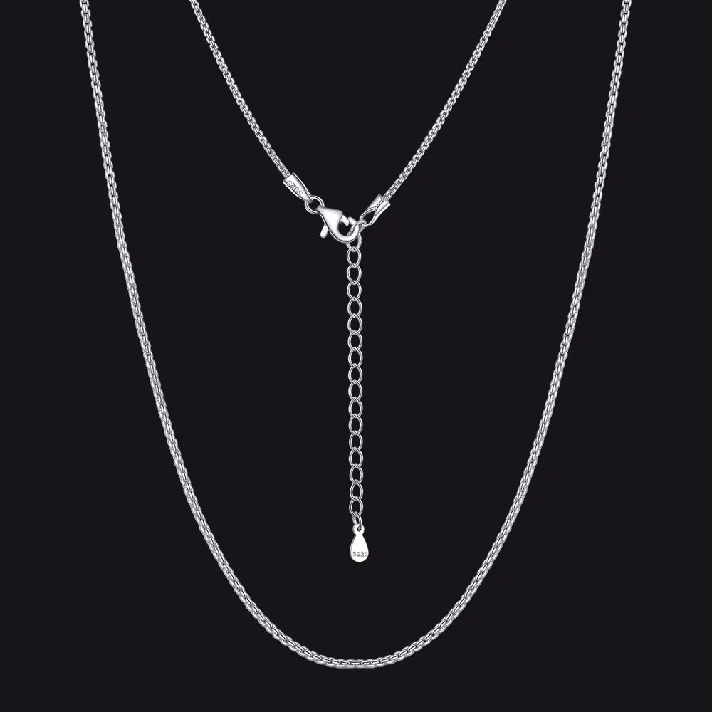 925 Sterling Silver Thin Cable Chain Necklace for Men sold by FaithHeart product image thumbnail 3