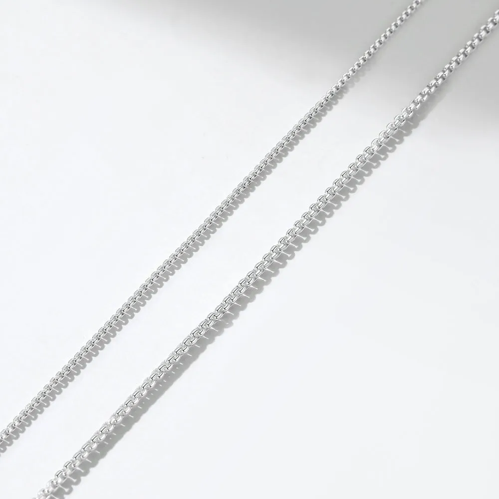 925 Sterling Silver Thin Cable Chain Necklace for Men sold by FaithHeart product image thumbnail 5