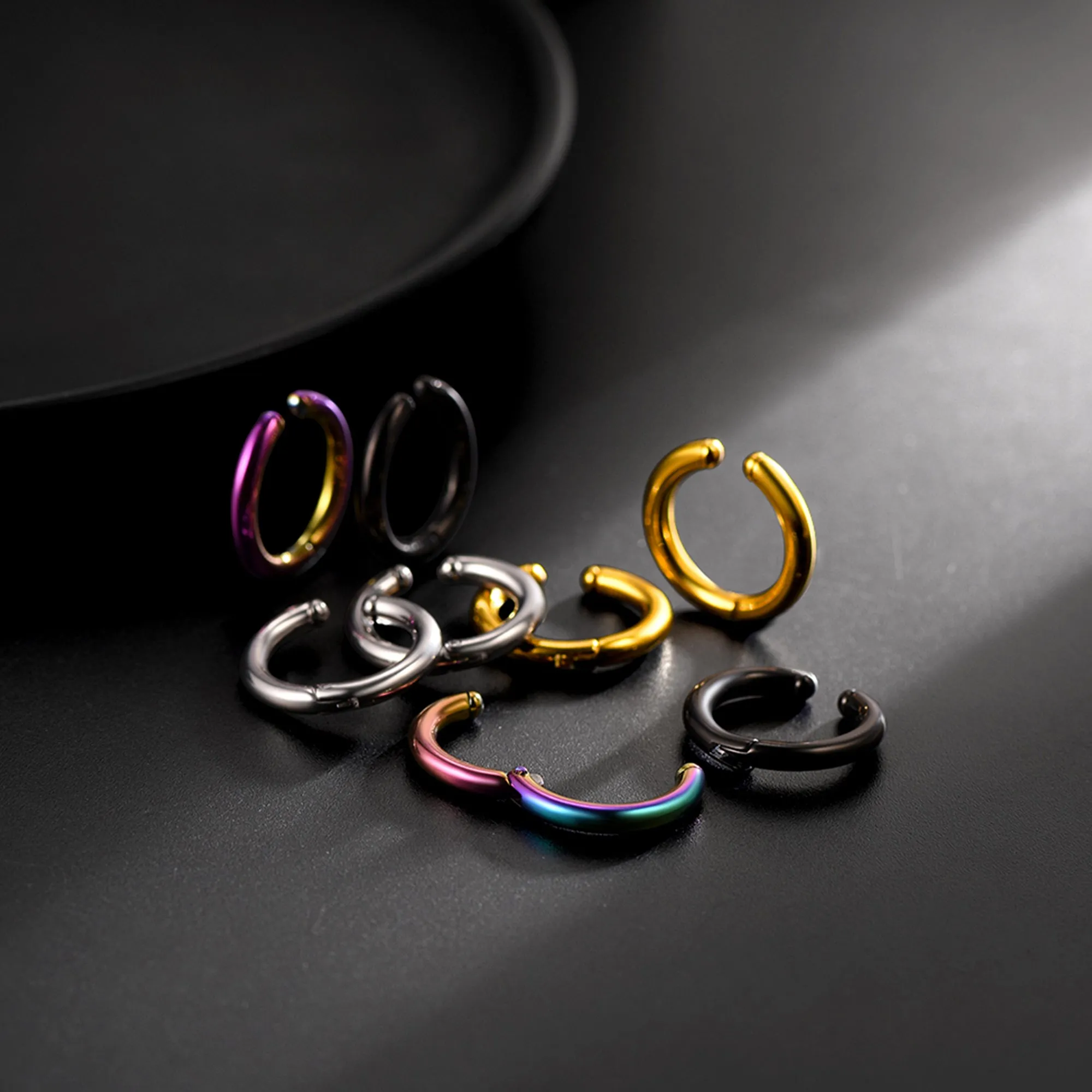 4 Pairs Clip On Ear Cuff Hoop Earrings Set for Men Women sold by FaithHeart product image thumbnail 5