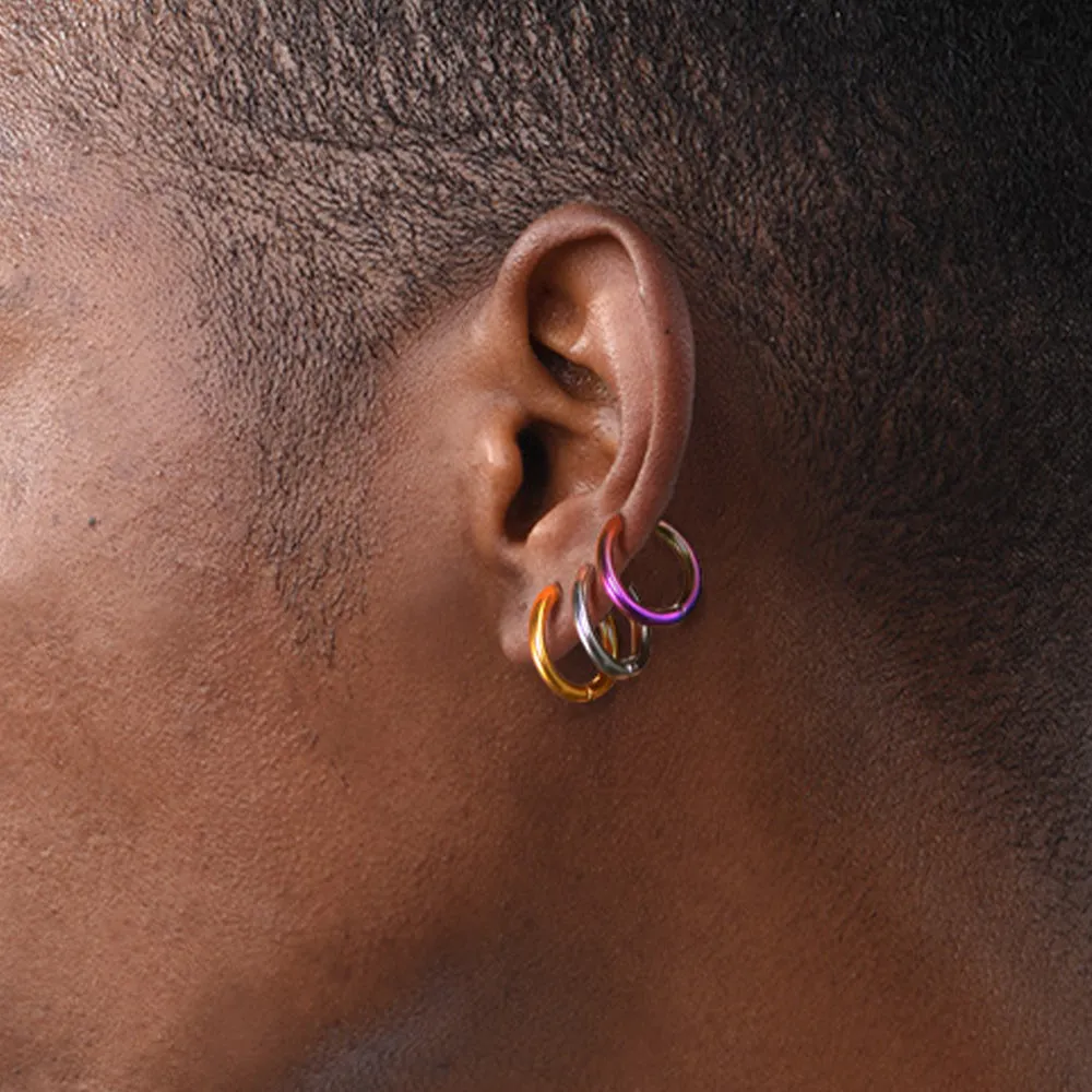 4 Pairs Clip On Ear Cuff Hoop Earrings Set for Men Women sold by FaithHeart product image thumbnail 2