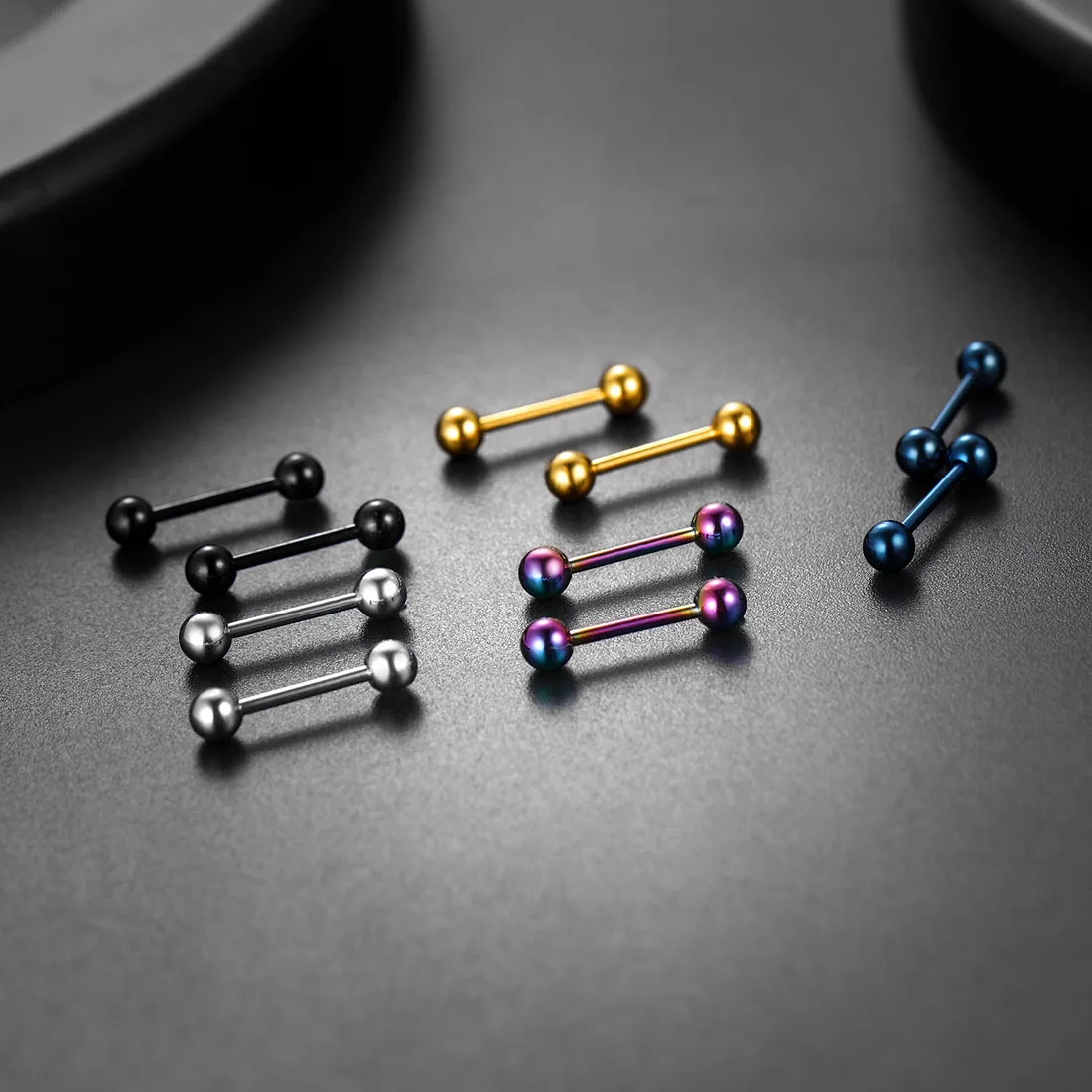 5 Pairs Small Ball Stud Earrings for Men Women sold by FaithHeart product image thumbnail 3
