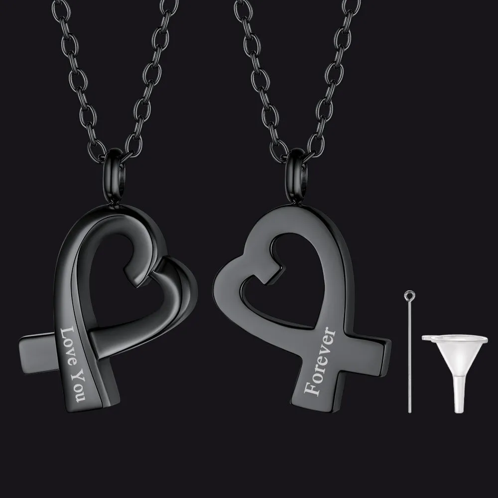 Custom Heart Urn Necklace Cremation Pendants for Ashes sold by FaithHeart product image thumbnail 5