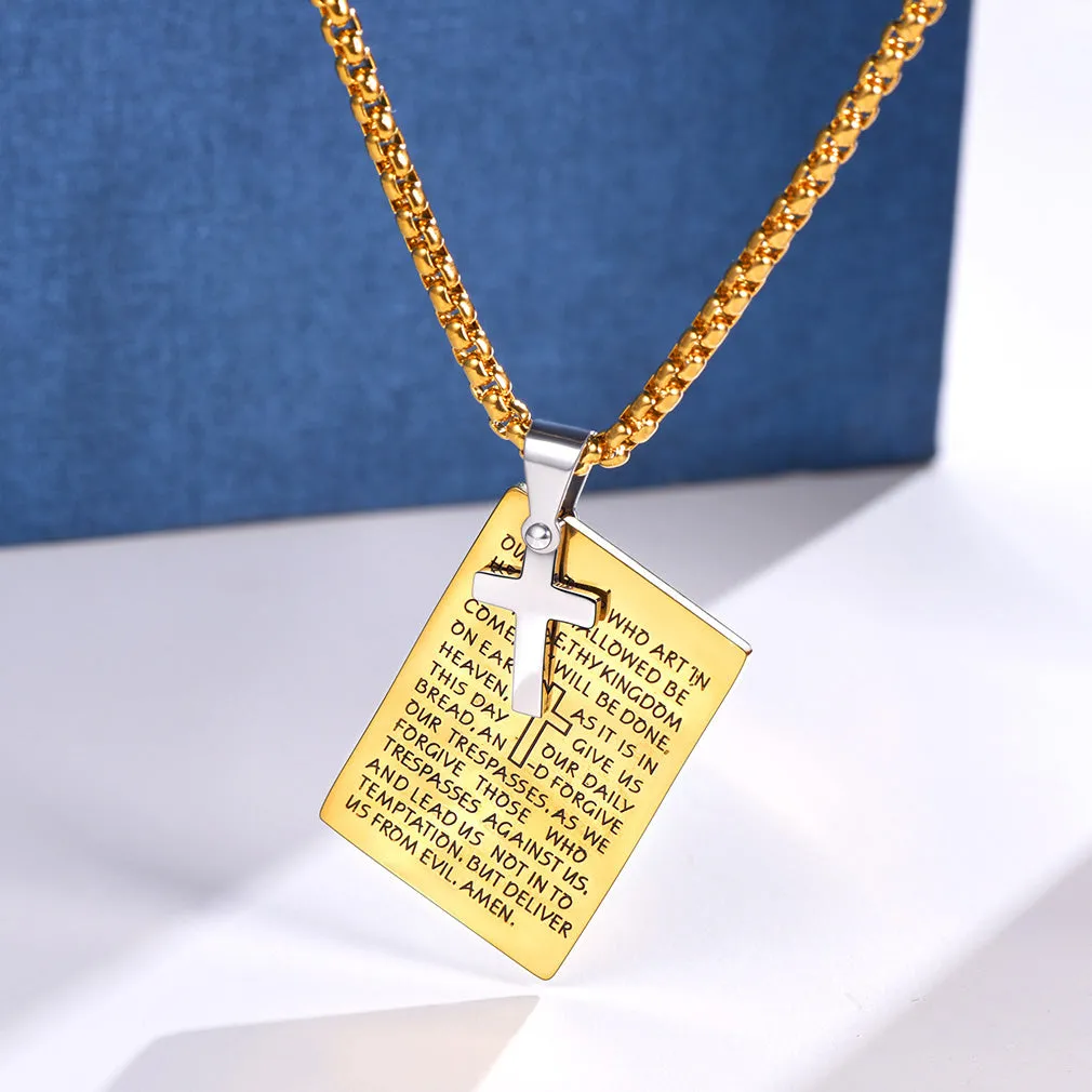 Crucifix Cross Pendant Necklace Religious Amulet Jewelry sold by FaithHeart product image thumbnail 4