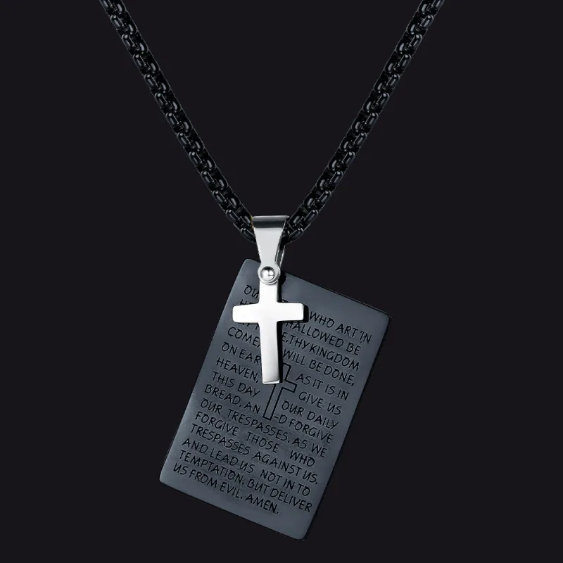 Crucifix Cross Pendant Necklace Religious Amulet Jewelry made by FaithHeart