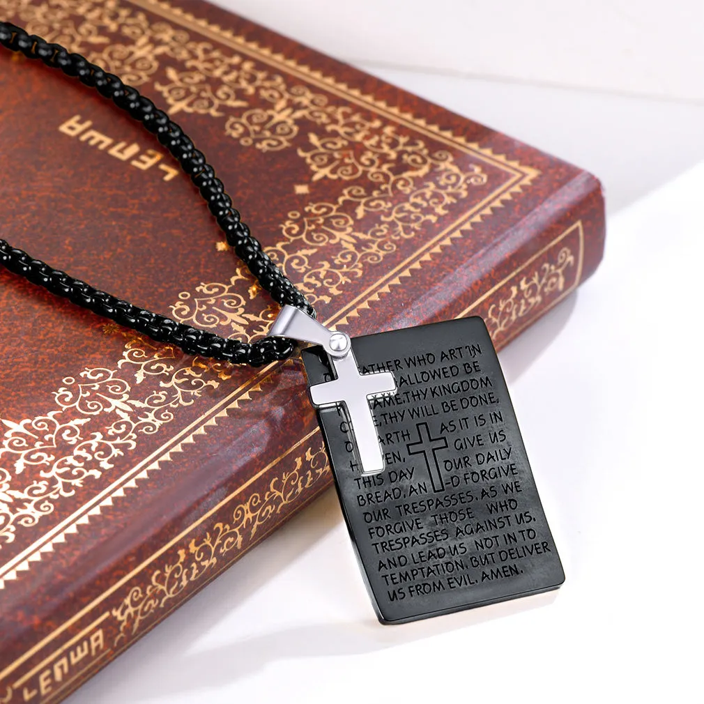 Crucifix Cross Pendant Necklace Religious Amulet Jewelry sold by FaithHeart product image thumbnail 3