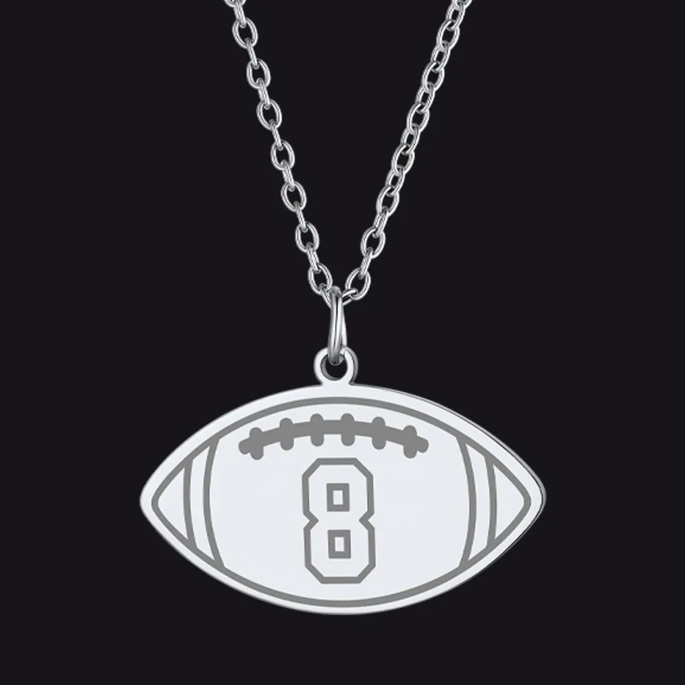 Custom Sports Necklace Jersey Number for Men & Sport Fans sold by FaithHeart product image thumbnail 5