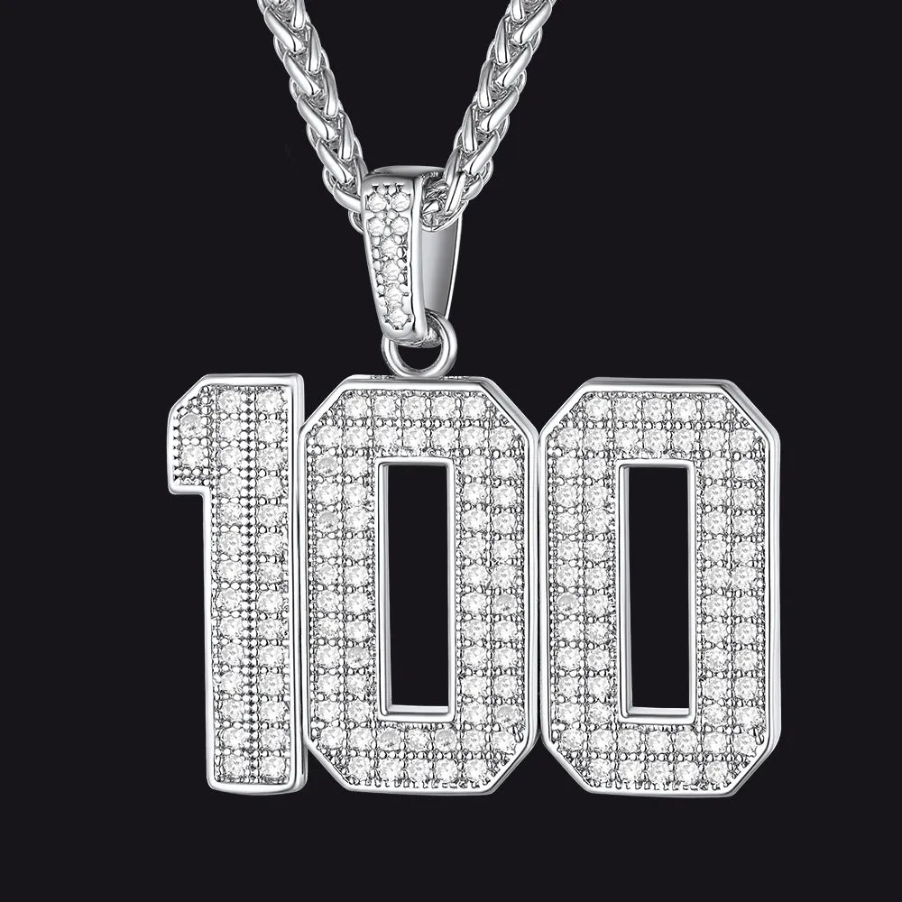 Gameday Custom Jersey Number Necklace with CZ for Men Sports Fan Cool Gifts sold by FaithHeart product image thumbnail 3