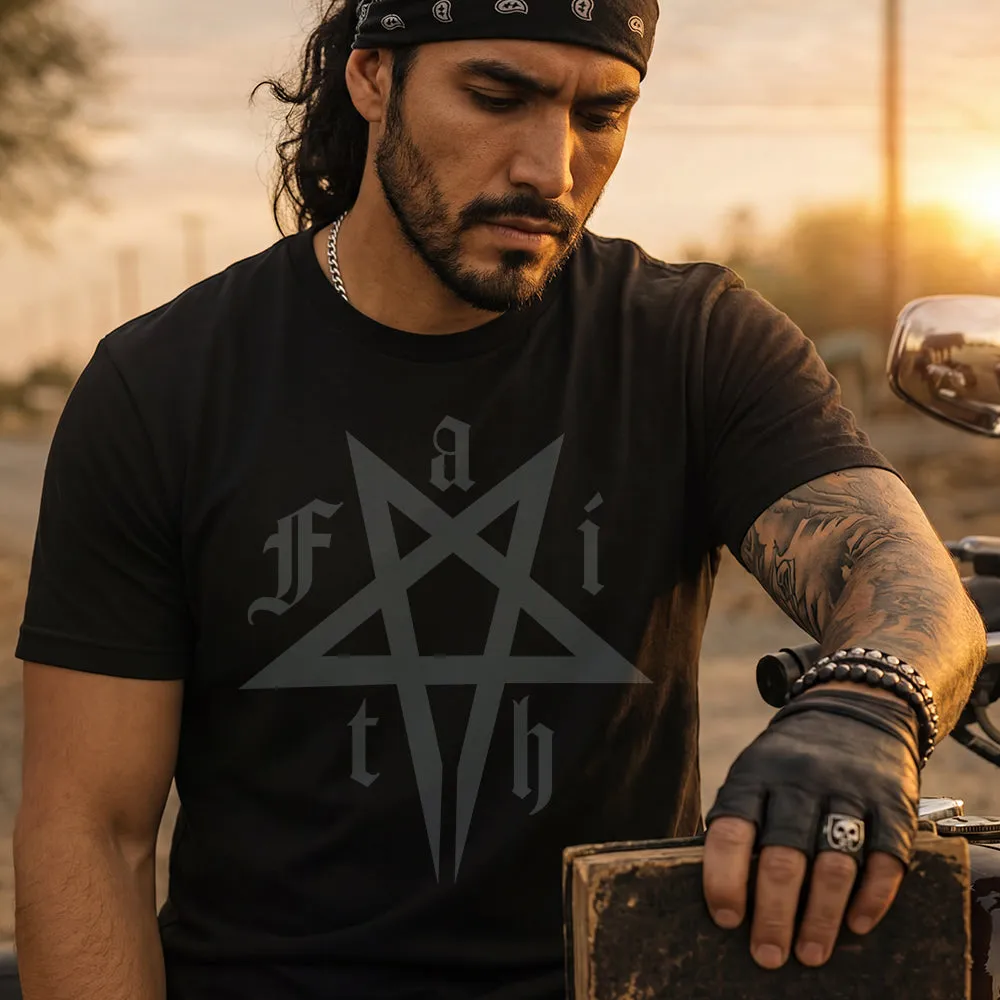 Punk Black Dark Surge Killstar T-shirt for Men Father Gift sold by FaithHeart product image thumbnail 2