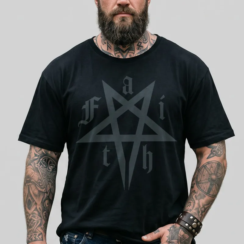 Punk Black Dark Surge Killstar T-shirt for Men Father Gift made by FaithHeart