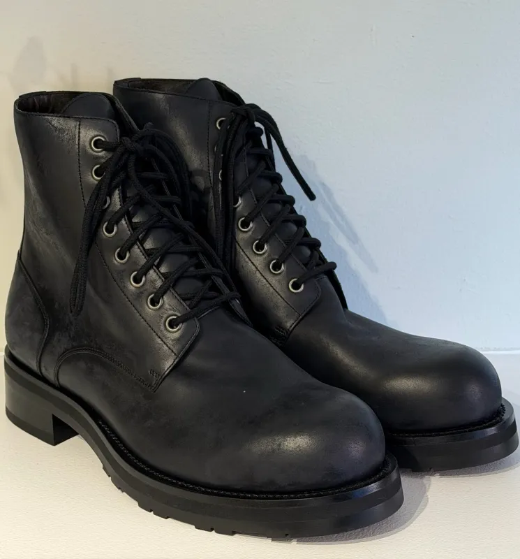 The Row Lug Sole Lace Up Boot made by The Row