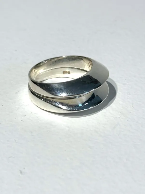 Sophie Buhai Disc Rings Silver (Set of Two) sold by Ven. Space