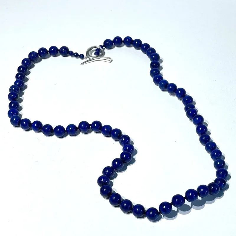 Sophie Buhai Long Everyday Boule Necklace Lapis Lazuli sold by Ven. Space