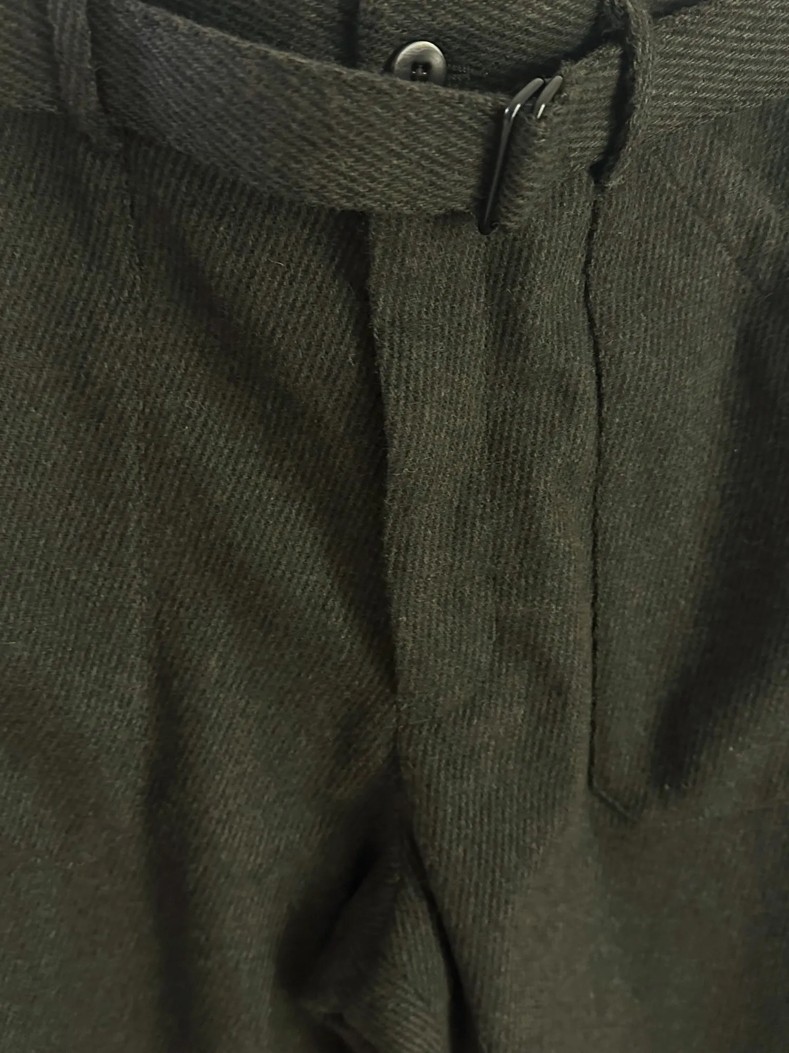 Ven. 11231 Wool Cashmere Belted Pant sold by Ven. Space