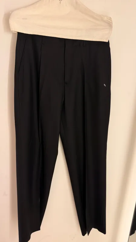 Our Legacy Borrowed Chino Black Panama Wool sold by Ven. Space