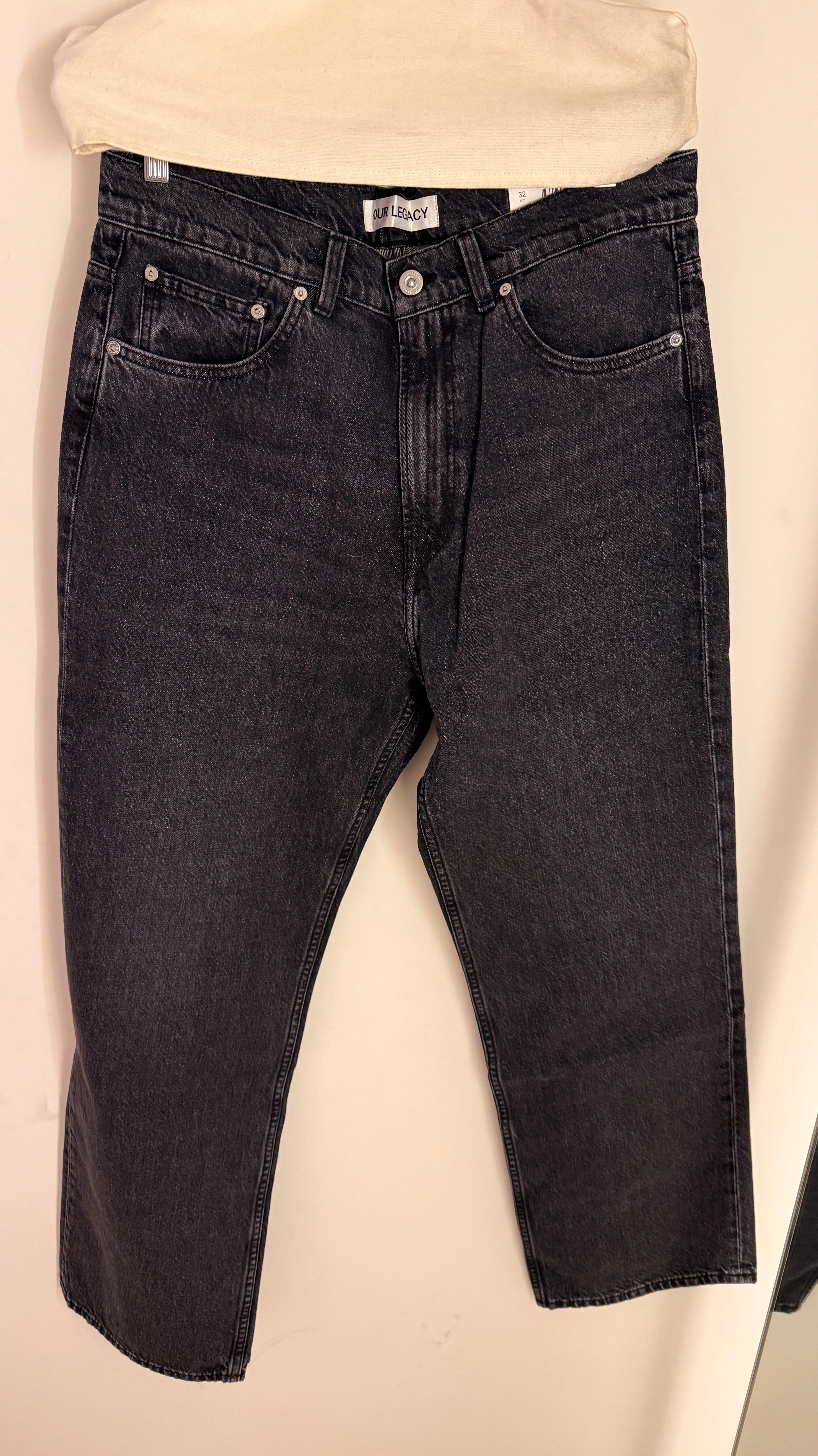 Our Legacy Third Cut Jeans Supergrey Wash (Core) sold by Ven. Space