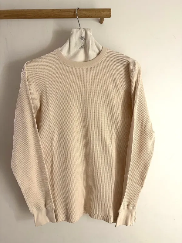 Comoli Cotton Cashmere Waffle Long Sleeve Crew sold by Ven. Space