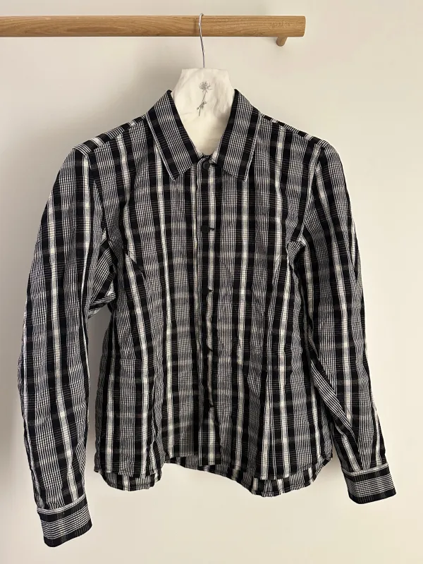 Unkruid Corset Shirt Black Wool Kelsch Cloth sold by Ven. Space